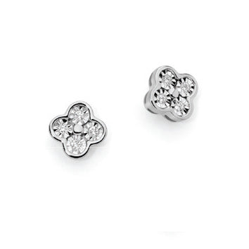 DONNAORO | Orecchini brill. oro bianco | LOF13491.004