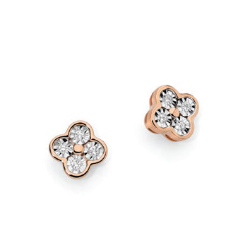 DONNAORO | Orecchini brill. oro rosa | LOF13493.004