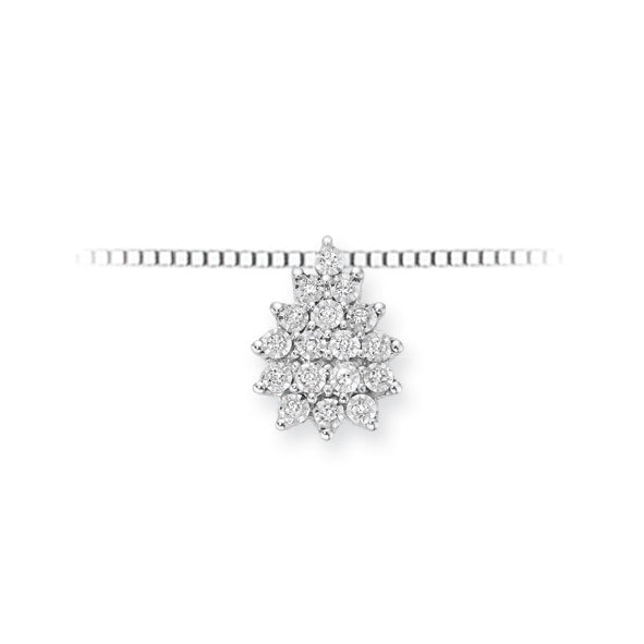 DONNAORO | Girocollo Pavè brillanti goccia | LPF12182.005