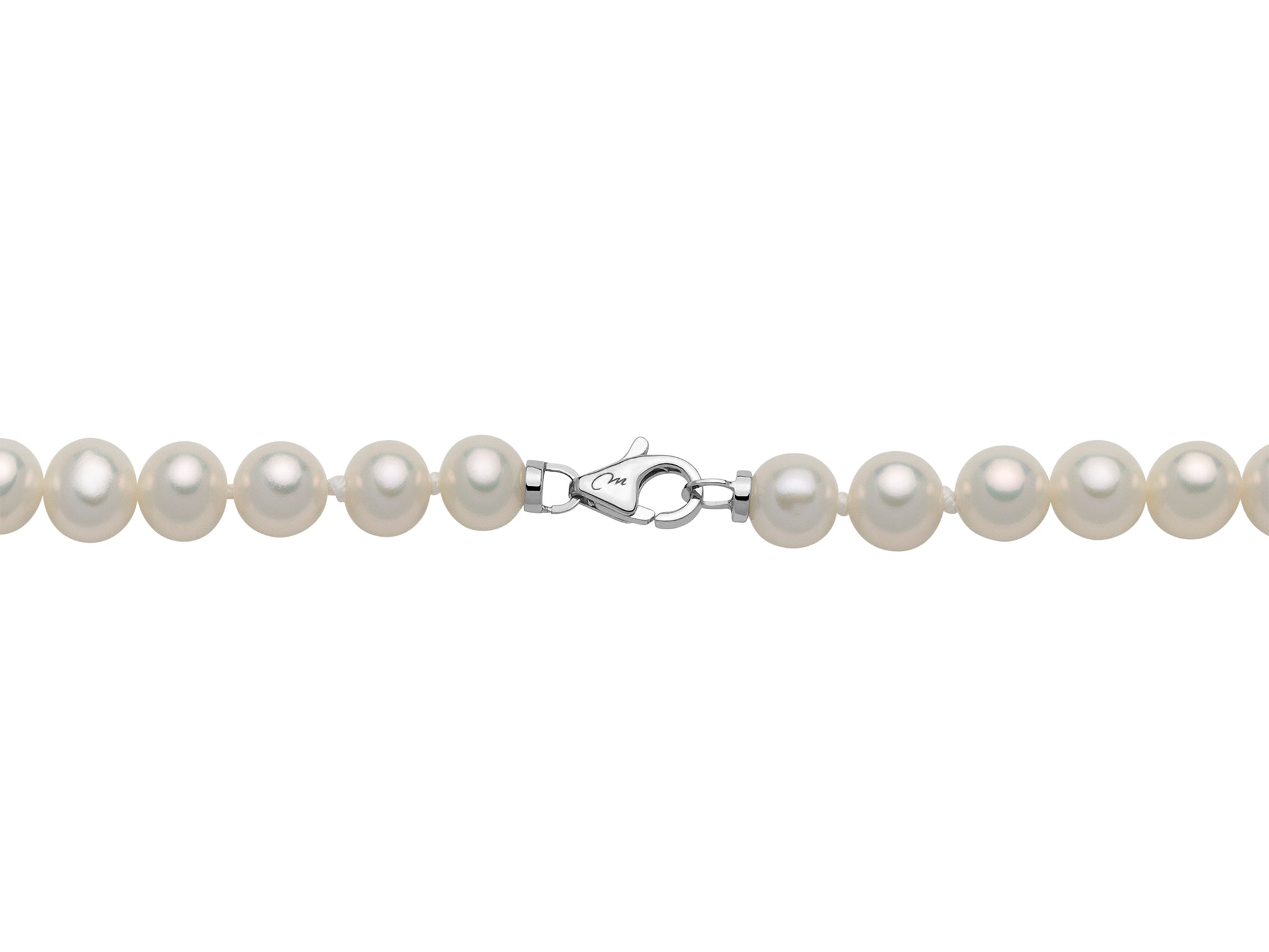 MILUNA | Bracciale di perle Oriente con chiusura in oro bianco | PBR