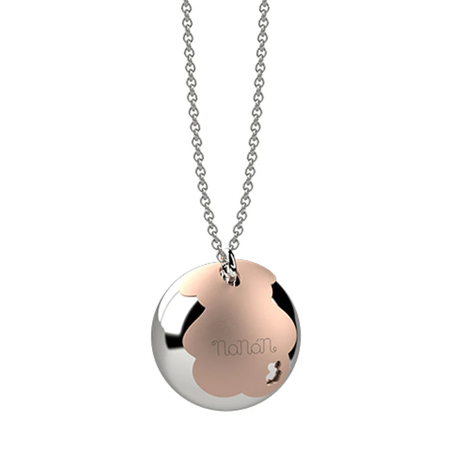NANAN | Chiama Angeli Ag 925 Con Sfera In Metallo e Orsetto | NAN0284