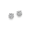 OROGIOIA | Orecchini in oro bianco 375 a pavè con diamanti | OOF12408