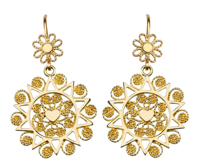 PRESENTOSA | Orecchini Argento Dorato 925‰ diam. 1,9 cm | OR P18G (OR P49)