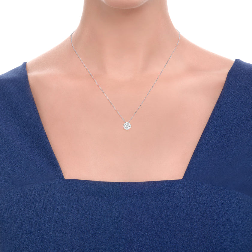 RECARLO | Girocollo Punto Luce Halo | P01SC018