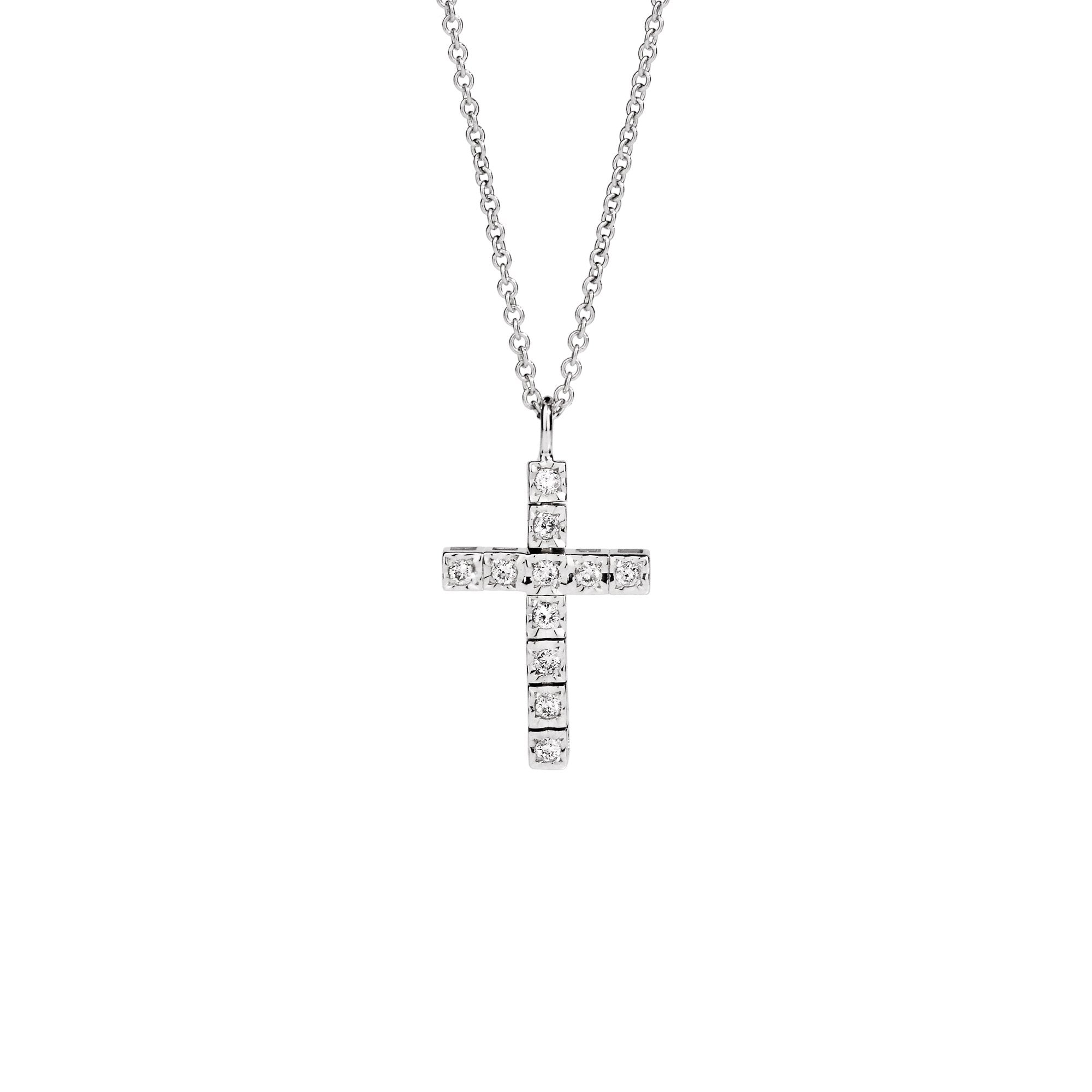 RECARLO | Collana croce Face Cube | P39CR882/010-45