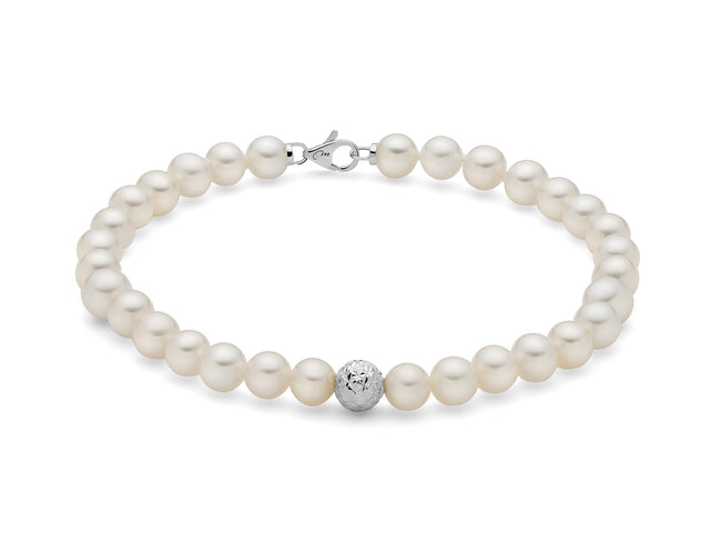 MILUNA | BRACCIALE PERLE BOULE E FANTASIA | PBR2307BV