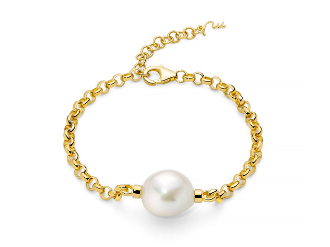 MILUNA | Bracciale Argento Dorato | PBR3546G