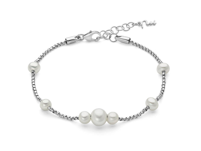 MILUNA | Bracciale in argento con perle Oriente | PBR3610