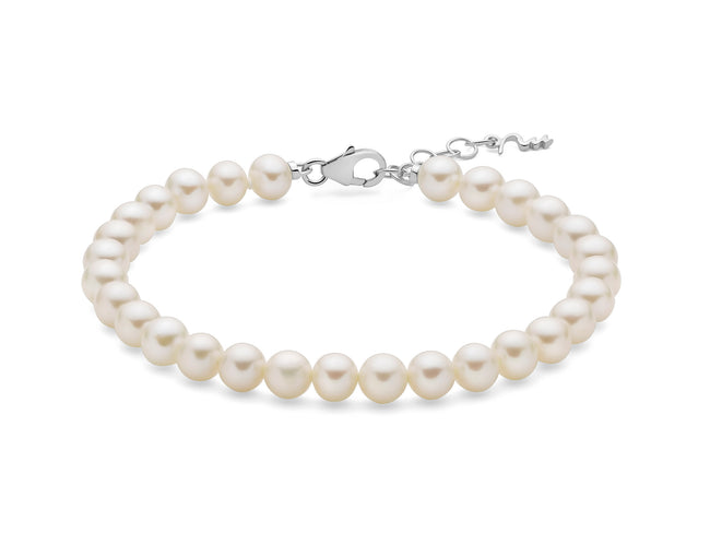 MILUNA | Bracciale Perle Chiusura Argento | PBR3636