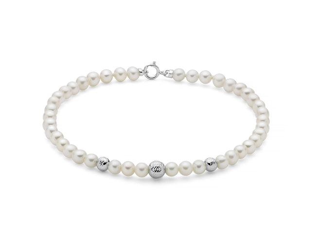 MILUNA | BRACCIALE PERLE BOULE E FANTASIA | PBR3715