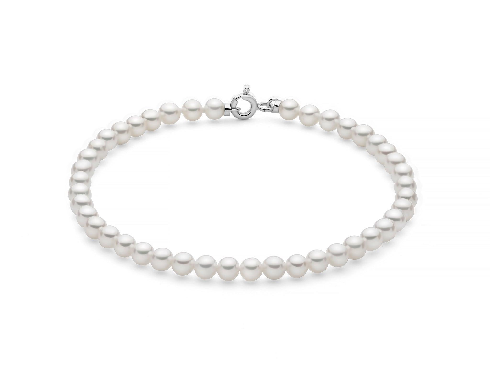 MILUNA | Bracciale di perle Oriente con chiusura in oro bianco 375 | PBR3772BX