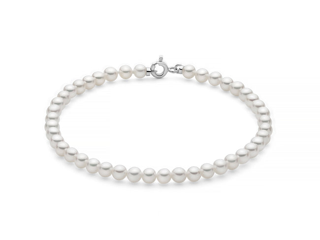 MILUNA | Bracciale di perle Oriente con chiusura in oro bianco 375 | PBR3772BX