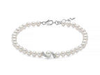MILUNA | Bracciale di perle Eclissi con centrale in argento e topazi | PBR3800
