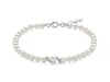 MILUNA | Bracciale di perle Eclissi con centrale in argento e topazi | PBR3800