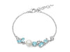 MILUNA | Bracciale Celestia con perla Oriente e Gemma del Cielo | PBR3819