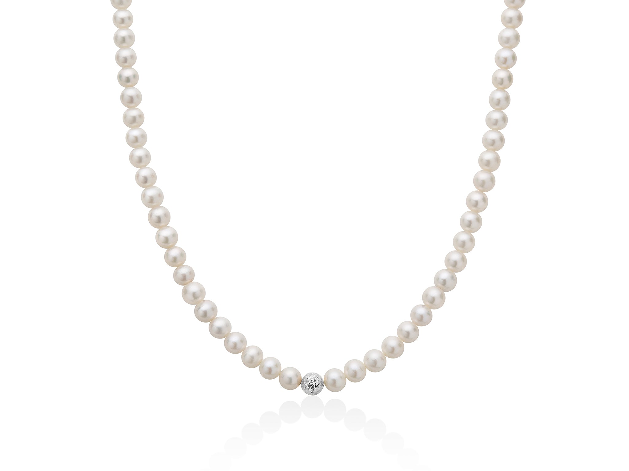 MILUNA | Collana Perle Boule e Fantasia | PCL4978BV