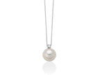 MILUNA | Collana con perla Oriente e diamante in oro bianco | PCL