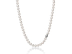 MILUNA | Filo di Perle Akoya 45 cm con chiusura in oro bianco e diamanti | PCL5708