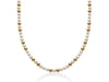 MILUNA UOMO | Collana con perle e sfere in argento dorato | PCL6453G
