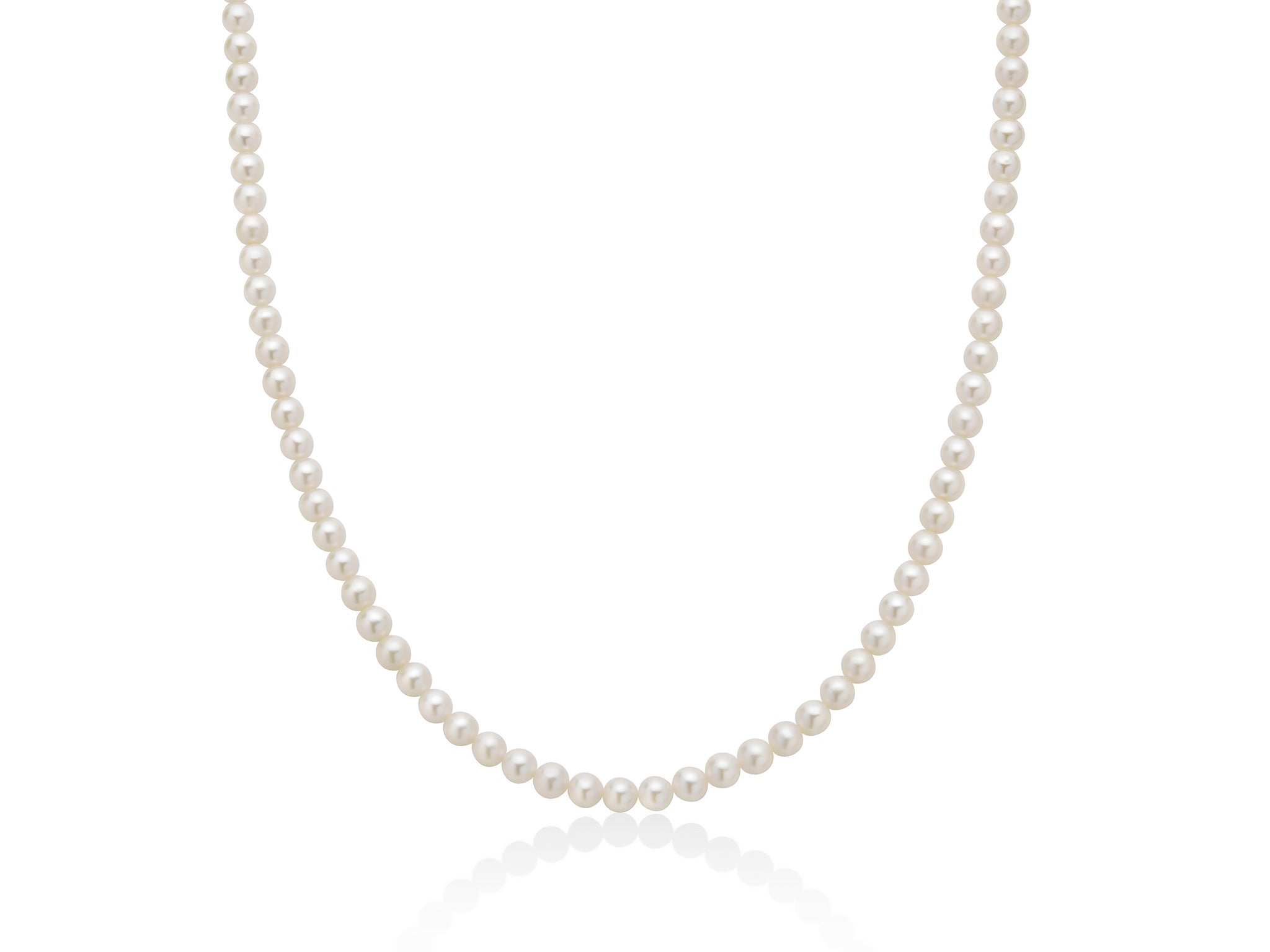 MILUNA | Filo Pepite di perle 4,5-5 mm con chiusura in argento | PCL6599