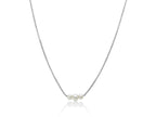 MILUNA | Collana in argento e tre perle Oriente | PCL6628