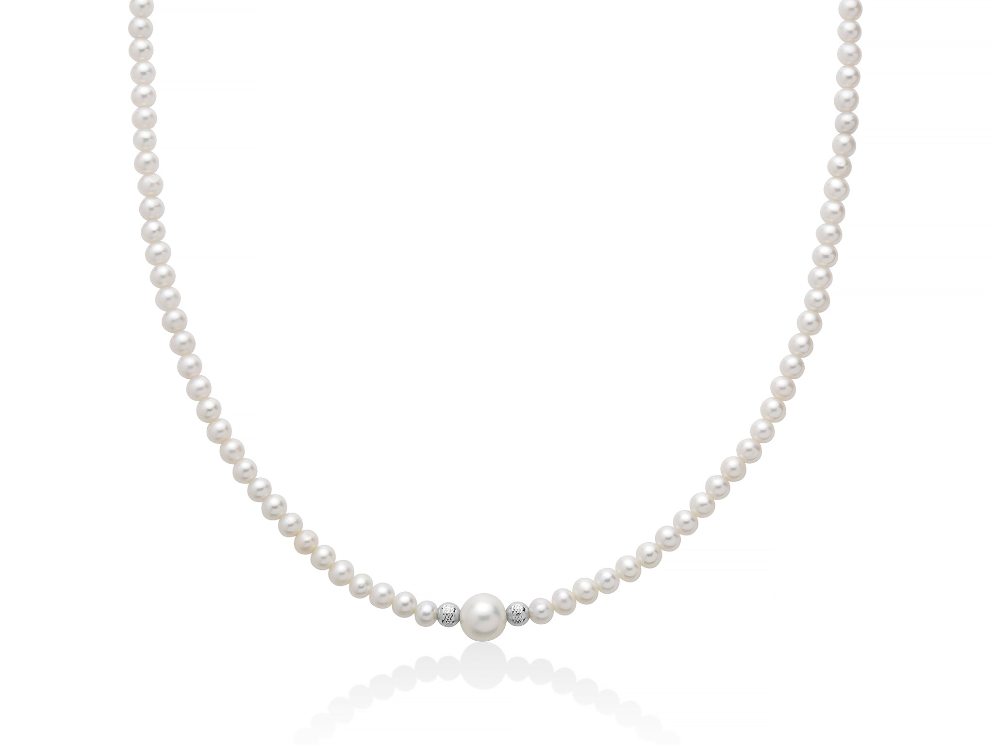 MILUNA | Collana Perle Boule e Fantasia | PCL6748