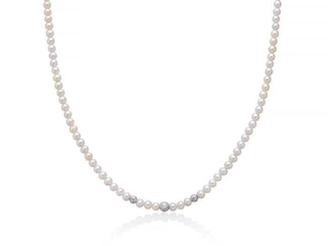 MILUNA | Collana Perle Boule e Fantasia | PCL6749