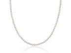 MILUNA | Collana di perle Oriente con chiusura in oro bianco 40 cm | PCL677