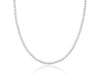 MILUNA | Collana di perle Oriente con chiusura in oro bianco 40 cm | PCL677