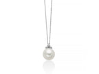 MILUNA | Collana di perla e diamante con dettaglio in oro bianco | PCL6844