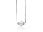 MILUNA | Collana Eva con perla Oriente passante in argento | PCL6888