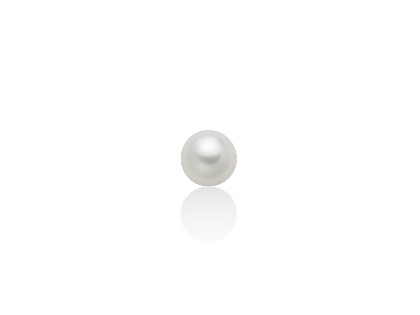 MILUNA UOMO | Mono orecchino in argento con perla bianca media | PER2683