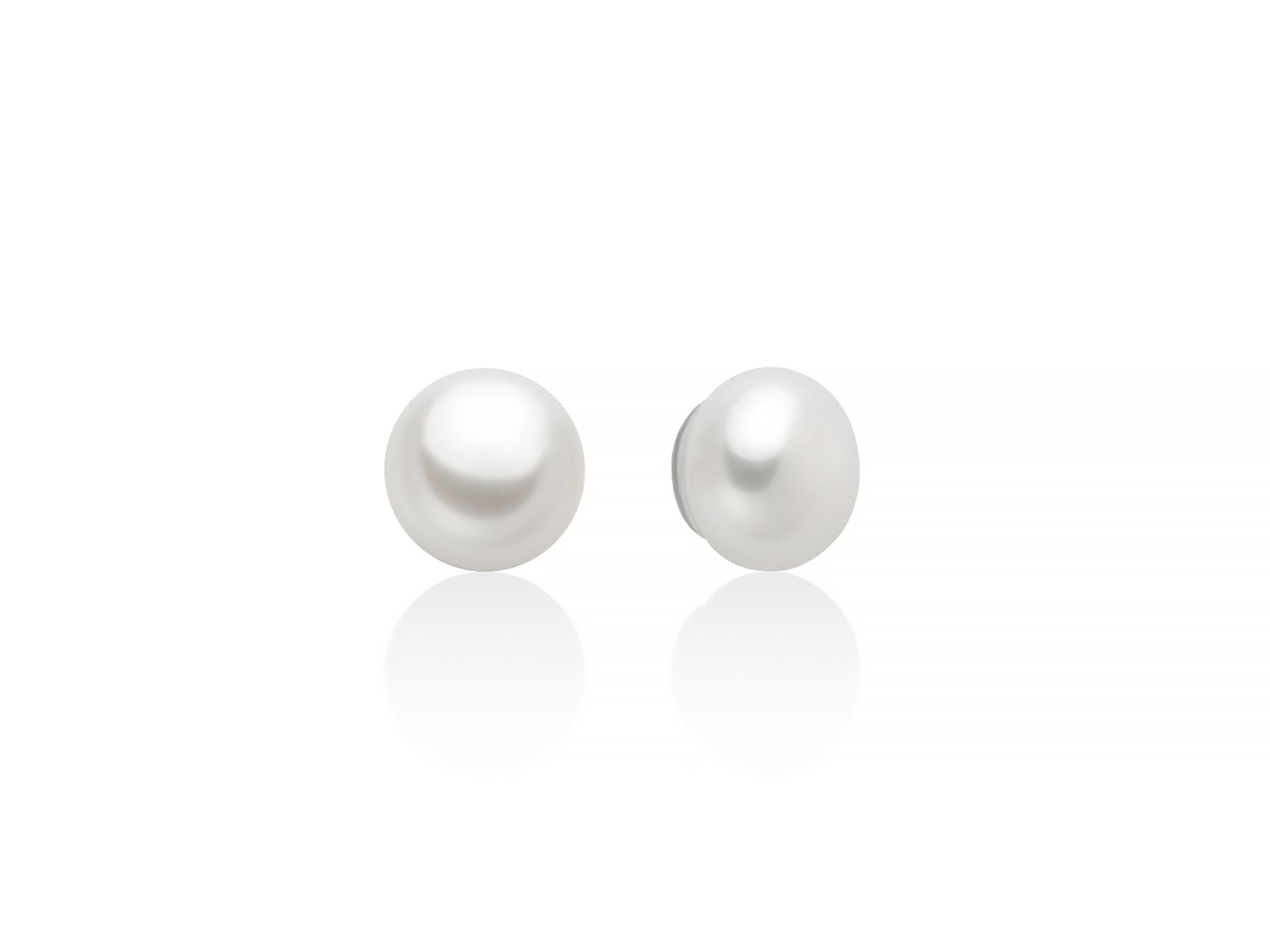 MILUNA | Orecchini Eva con perle gemelle Oriente 7,5-8 mm in argento | PER2942