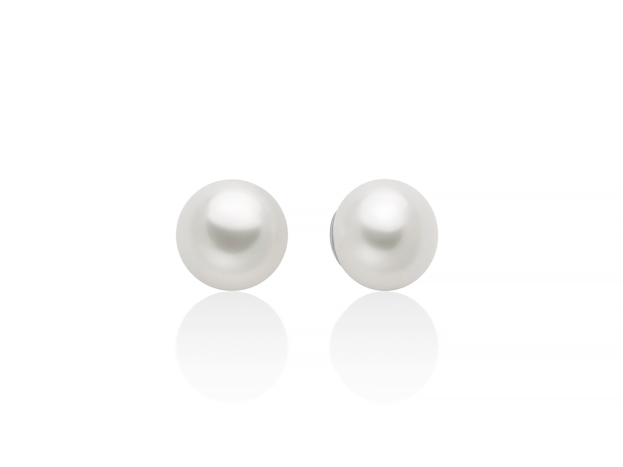 MILUNA | Orecchini Eva con perle gemelle Oriente 8,5-9 mm in argento | PER2943