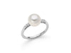 MILUNA | Anello Perla e Diamanti | PLI1659