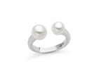 MILUNA | Anello in argento e perle Oriente | PLI1707B