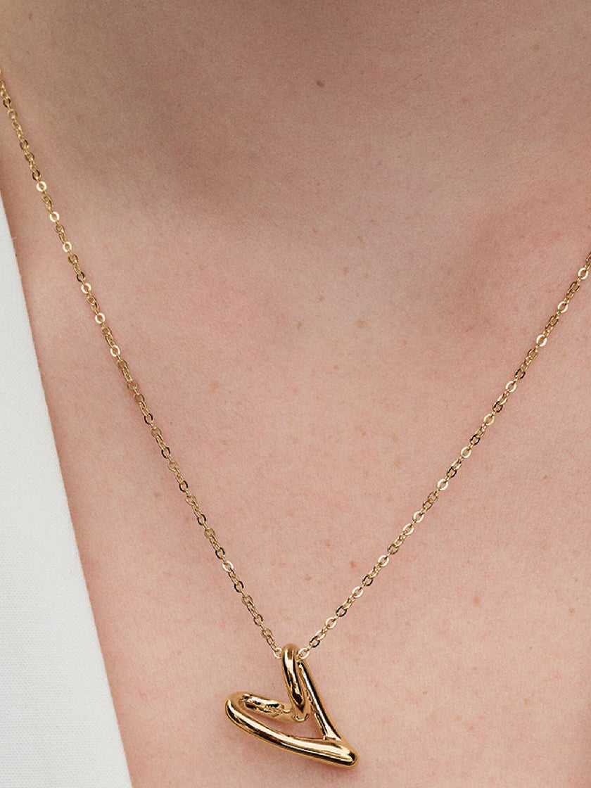 PANDORA ESSENCE | Collana Cuore Linea Sinuosa | 363272C00-70