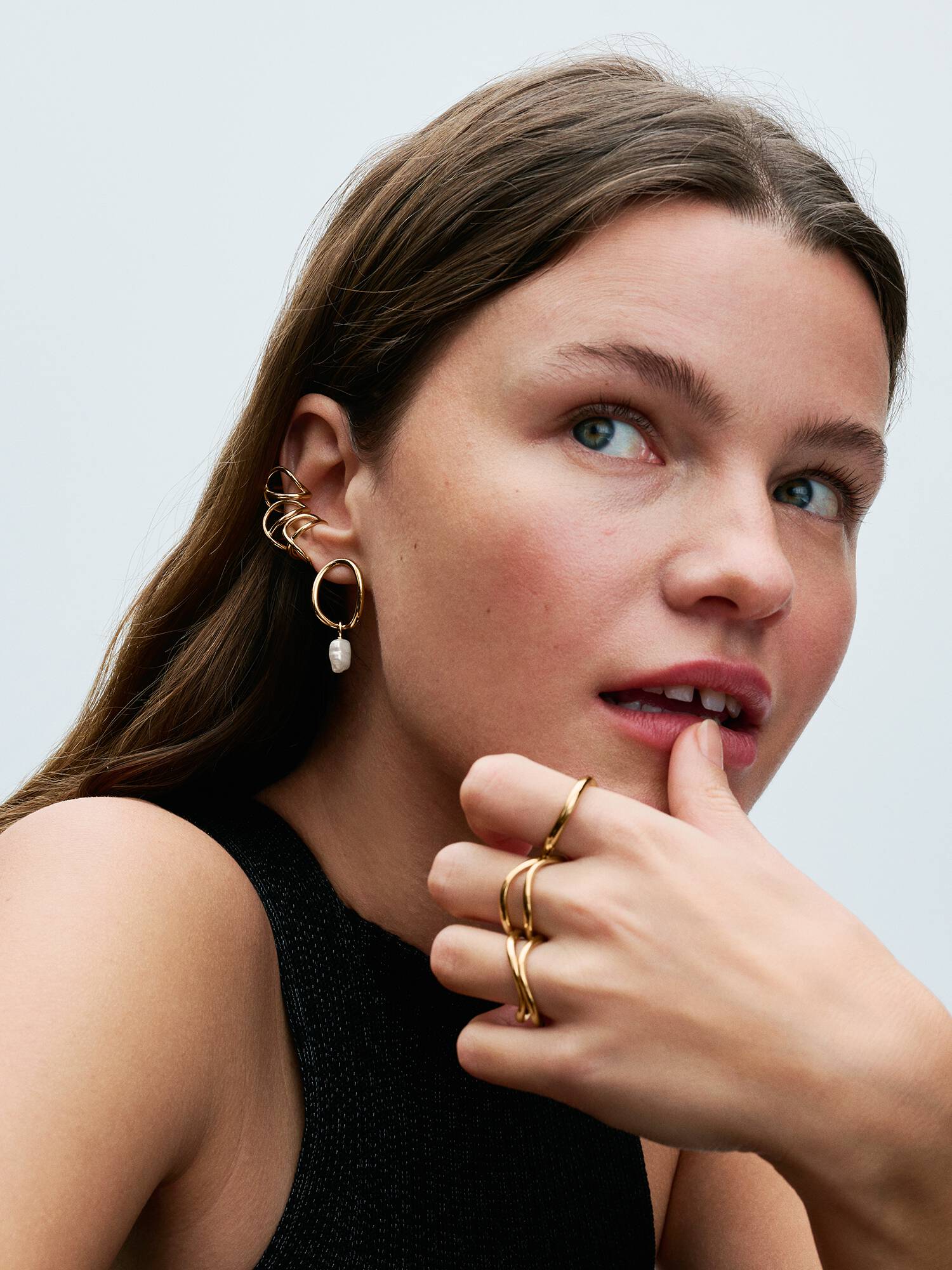 PANDORA ESSENCE | Anello Linea Sinuosa | 163314C00