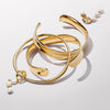 PANDORA ESSENCE | Bracciale Aperto Fascia Larga Linea Sinuosa | 563302C00