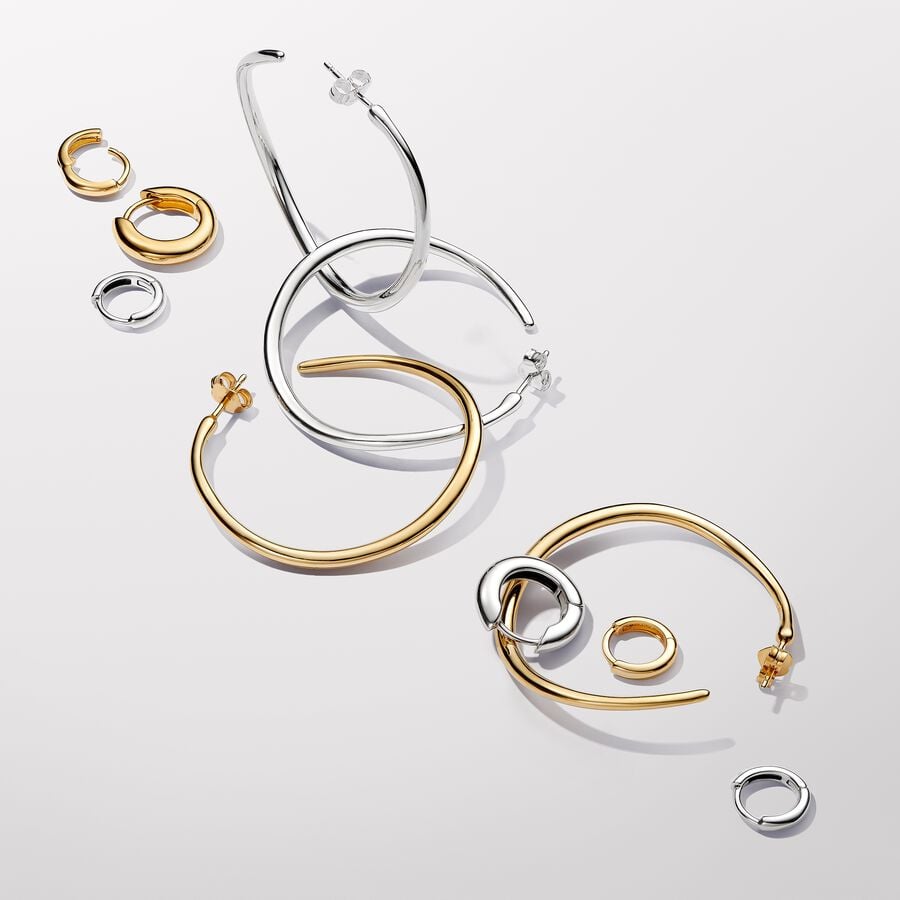 PANDORA ESSENCE | Orecchini Cerchi Huggie Piccoli | 263286C00