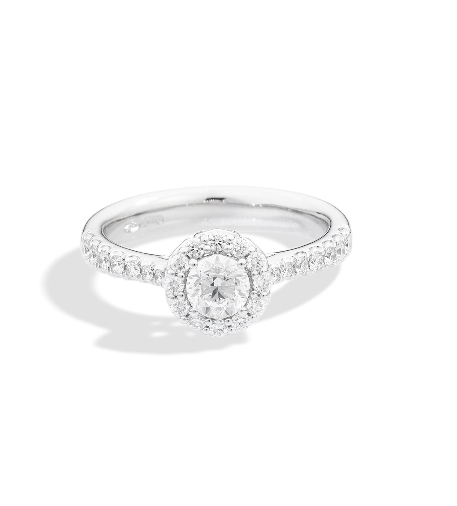 RECARLO | Anello Solitario Halo Anniversary | R01SC018/063