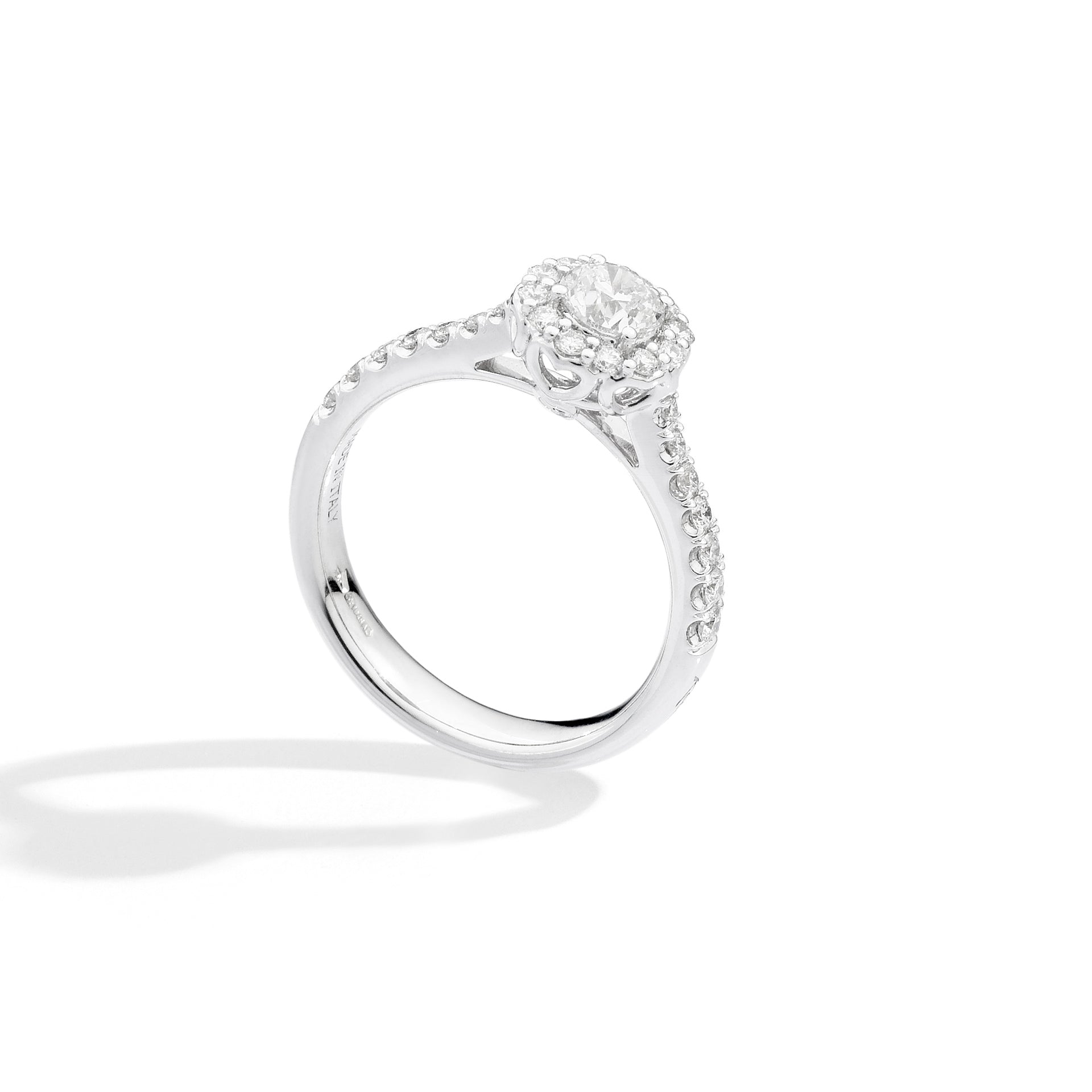 RECARLO | Anello Solitario Halo Anniversary | R01SC018/063