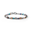 MARIA CRISTINA STERLING | BRACCIALE UOMO COLLEZIONE SIENA ARGENTO E MIX PIETRE NATURALI | G4021/19