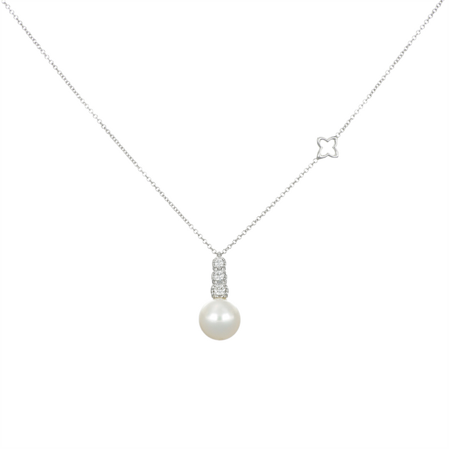 RECARLO | Girocollo Perla e Diamanti | P01TS731/AK0850