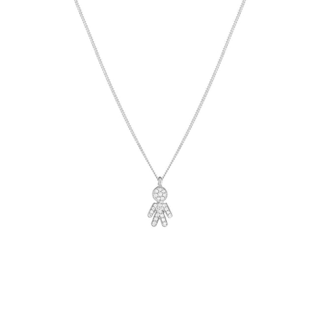 CRIVELLI | Easy Girocollo bimbo micro oro e diamanti | 78420c