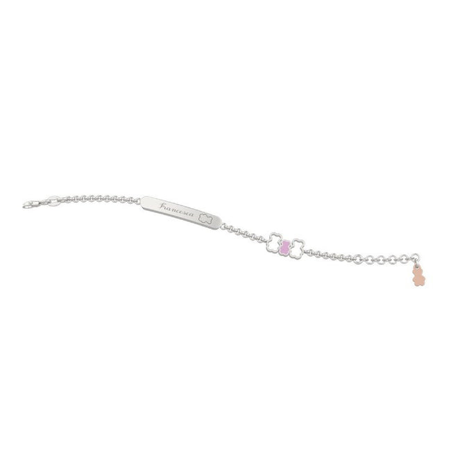 NANAN | Bracciale Con Targhetta Famiglia Arg 925 | NAN0068