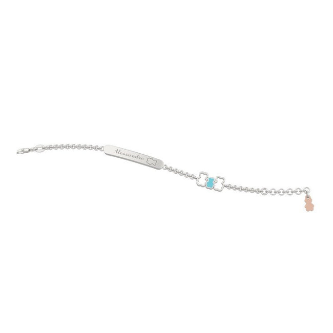 NANAN | Bracciale Con Targhetta Famiglia Arg 925 | NAN0069