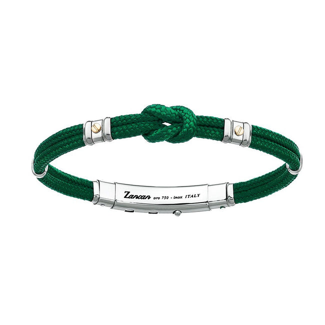 Zancan | Regata Bracciale in kevlar con nodo nautico e viti in oro rosa | EXB475MR-VR