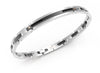 Zancan | Hi-Teck Bracciale in acciaio nero e pietre | EHB093