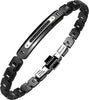 Zancan | Hi-Teck 1.0 Bracciale in ceramica con pietre nere | EHB433